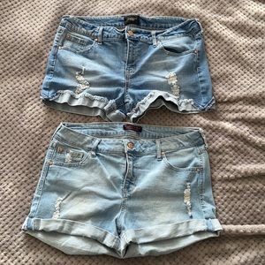 Two pair of Jean shorts